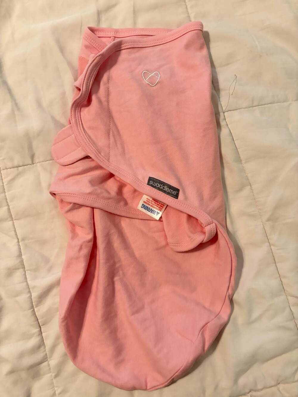 SwaddleMe by Ingenuity Original Swaddle 0-3 Months Pink Heart